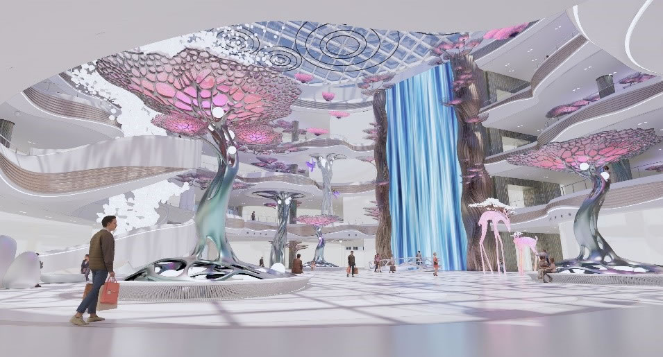 ?？趪H免稅城全球獨家定制 AURA天際秘林助力免稅消費升級